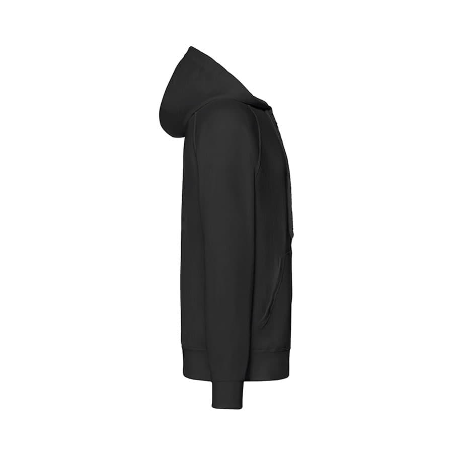 Толстовка без начеса LIGHTWEIGHT HOODED SWEAT JACKET 240, черный-3
