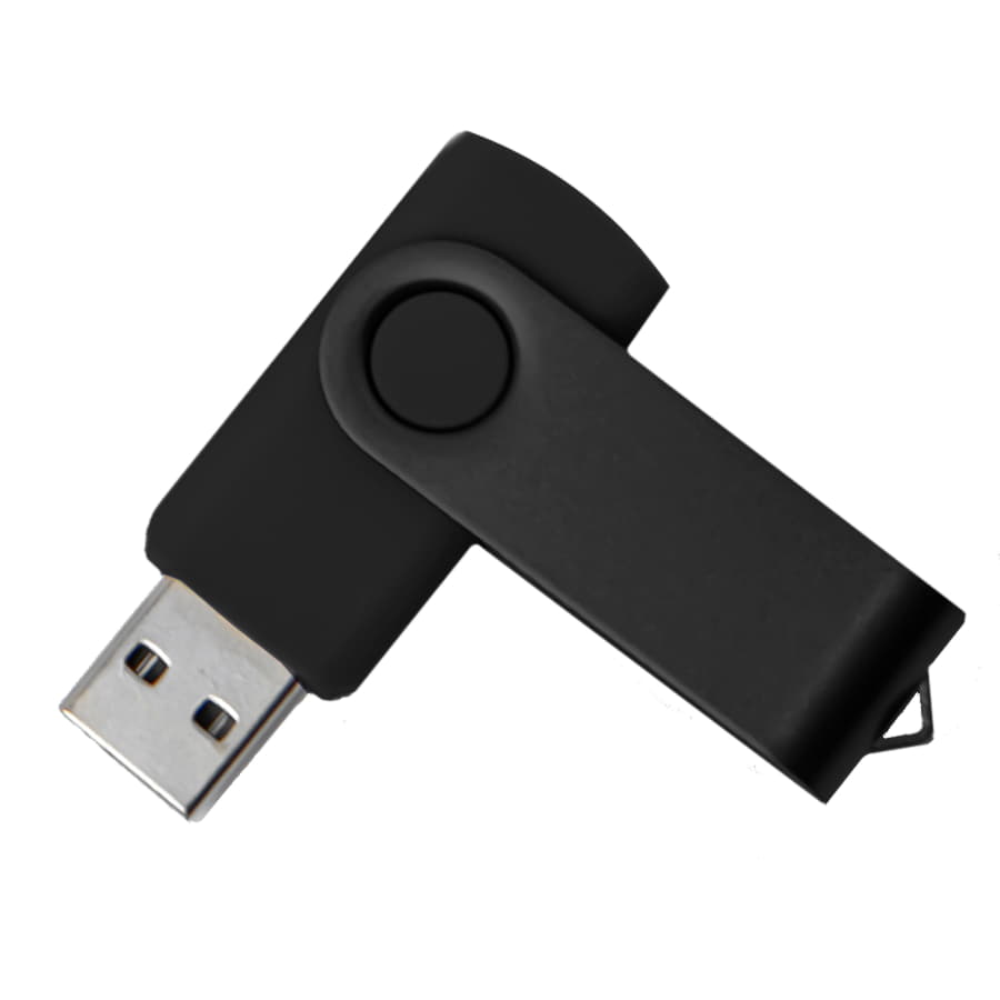 USB flash-карта DOT (8Гб), черный, 5,8х2х1,1см, пластик, металл, черный-1