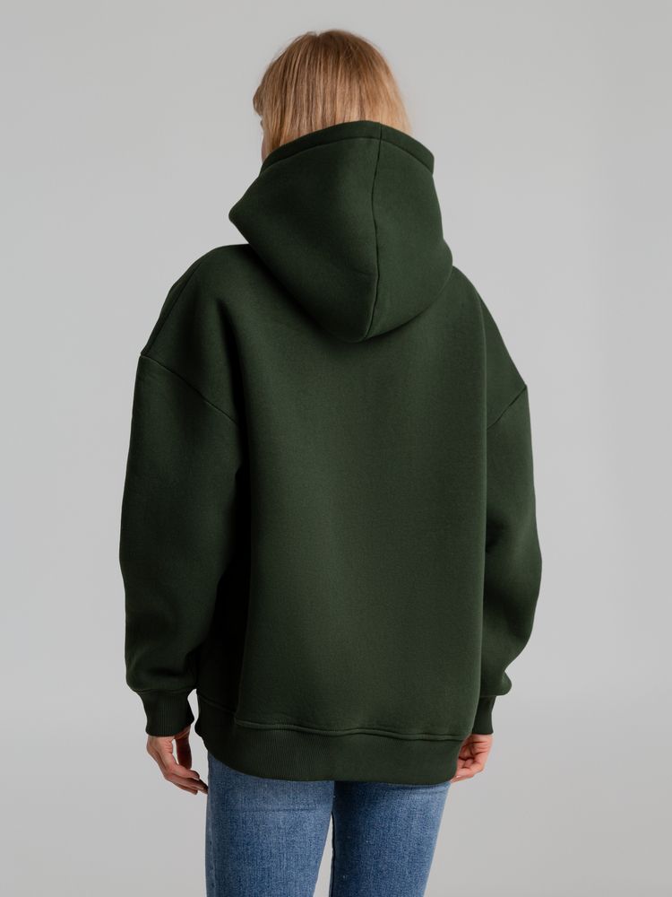 Худи Kulonga Oversize, темно-зеленый (хаки)-7