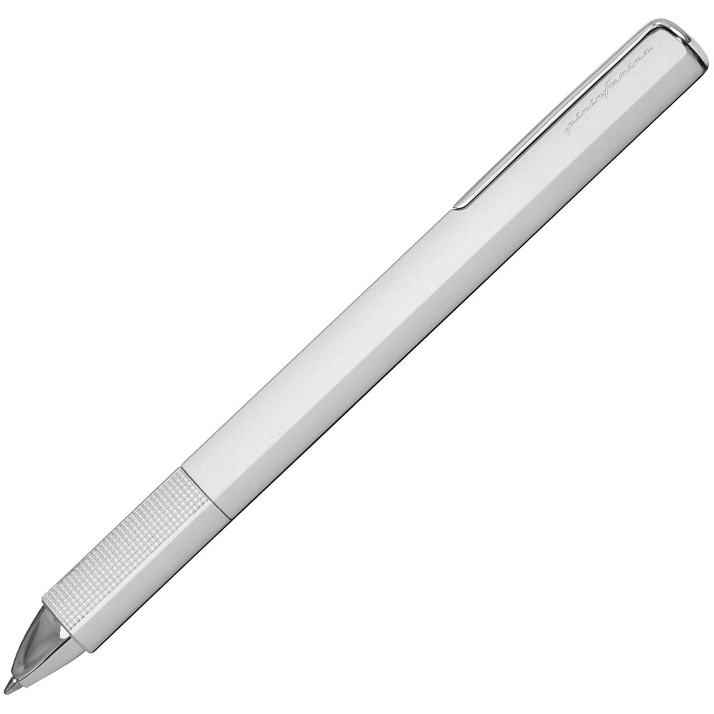 Ручка шариковая PF One, серебристая-1