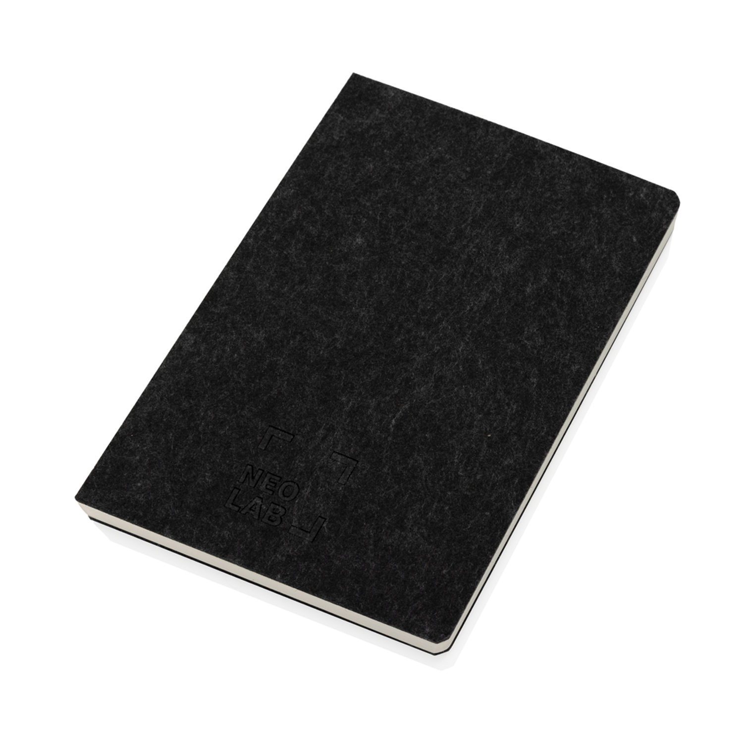 Блокнот Phrase из переработанных фетра и бумаги GRS, А5, 80 г/м²-3