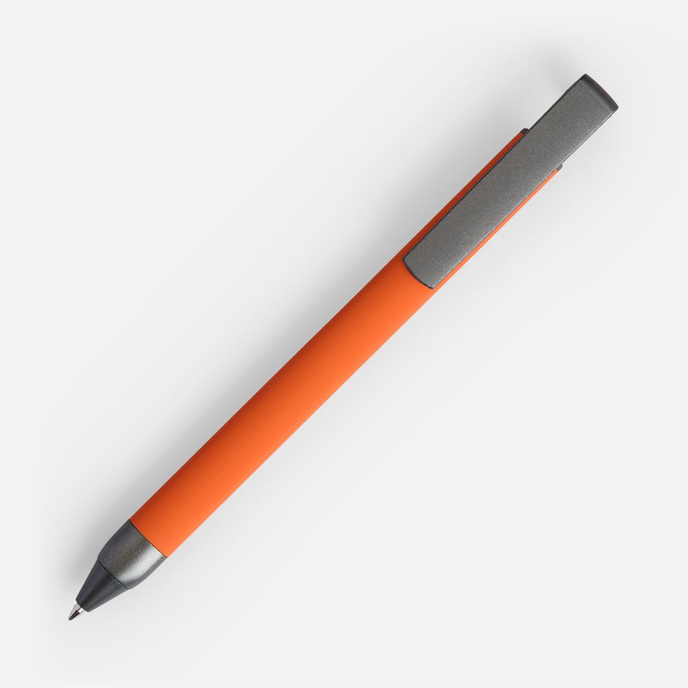 Ручка шариковая Standic с подставкой для телефона, оранжевая-1