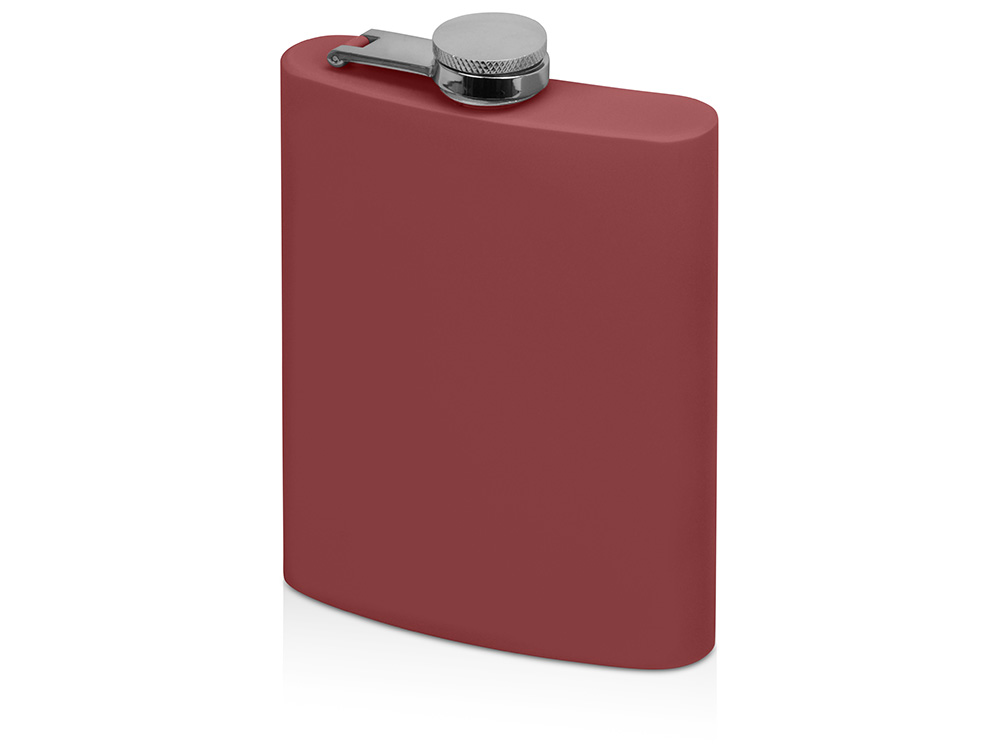 Фляжка 240 мл Remarque soft touch, 304 сталь, бургунди-1