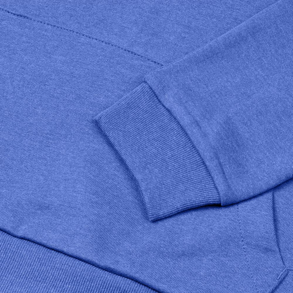 Толстовка с капюшоном унисекс Hoodie, ярко-синий меланж-3