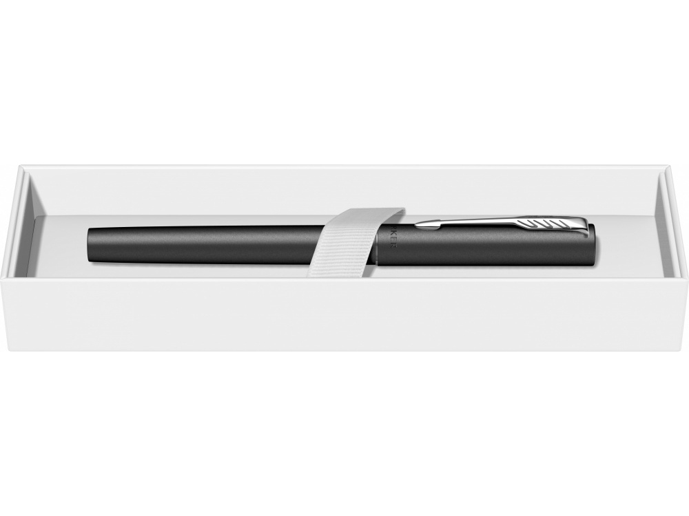 Ручка-роллер Parker Vector XL Black CT, стержень: F, цвет чернил:black, в подарочной упаковке-10