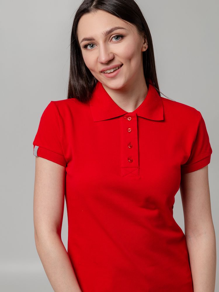 Рубашка поло женская Virma Premium Lady, красная-5