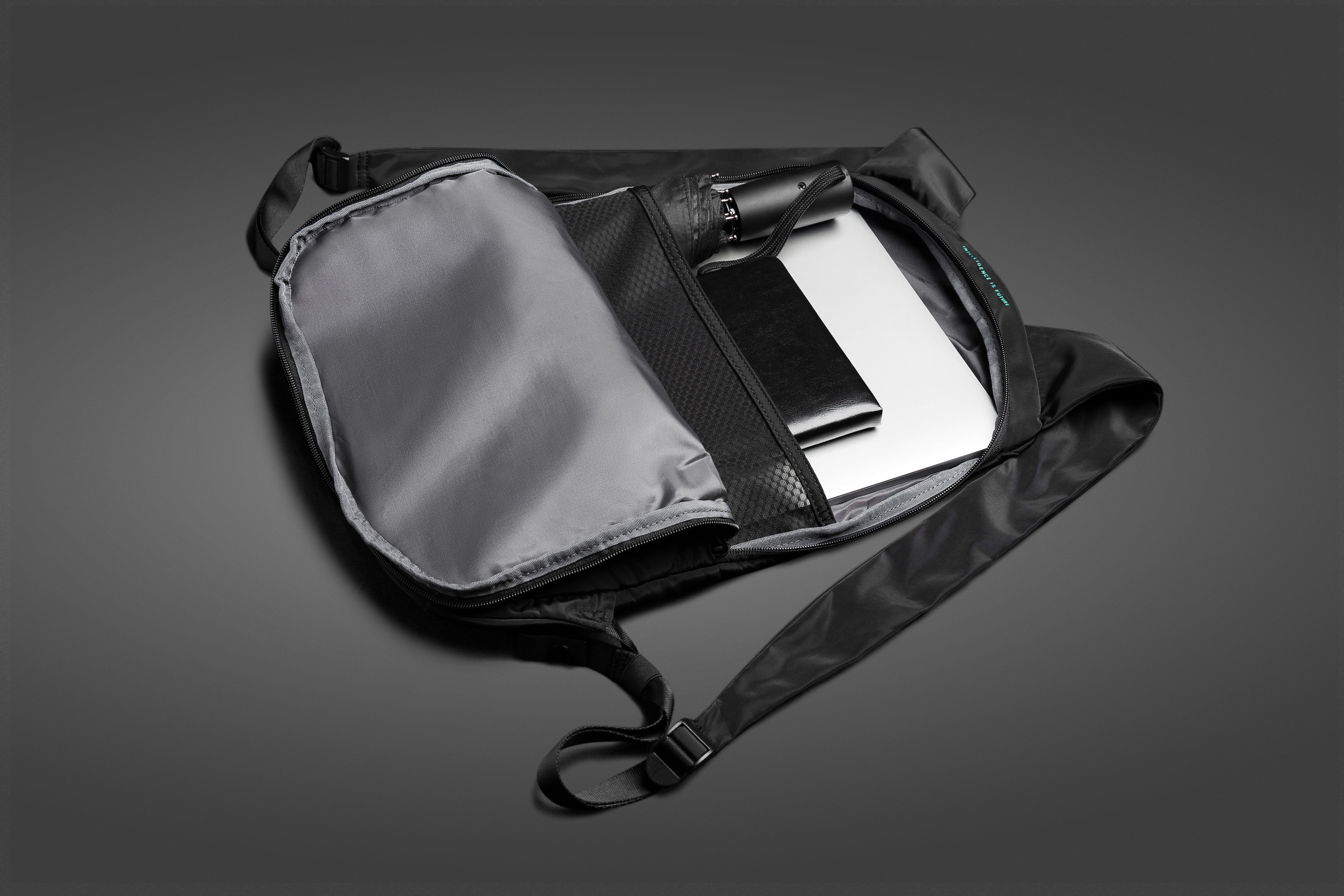 Рюкзак FlexPack Air 46х33х8 см, черный-10