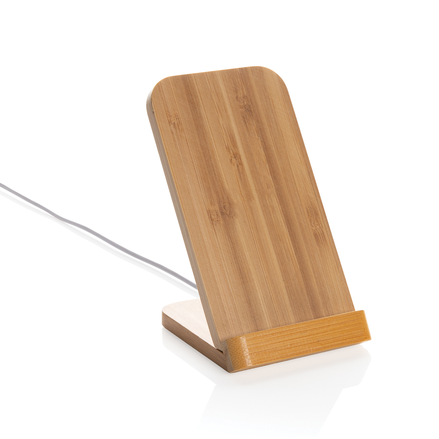 Док-станция Bamboo FSC® для беспроводной зарядки, 5 Вт-0