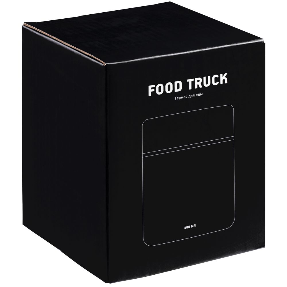 Термос для еды Food Truck, черный-3