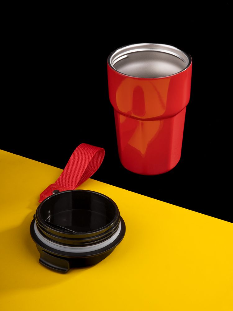Термостакан Freshbrew, красный-4