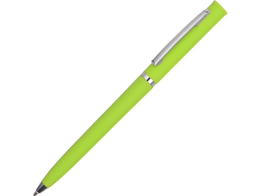 Ручка шариковая Navi soft-touch, зеленое яблоко-0