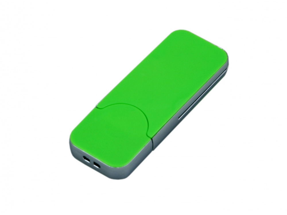 USB-флешка на 64 ГБ в стиле I-phone, прямоугольнй формы, зеленый-0