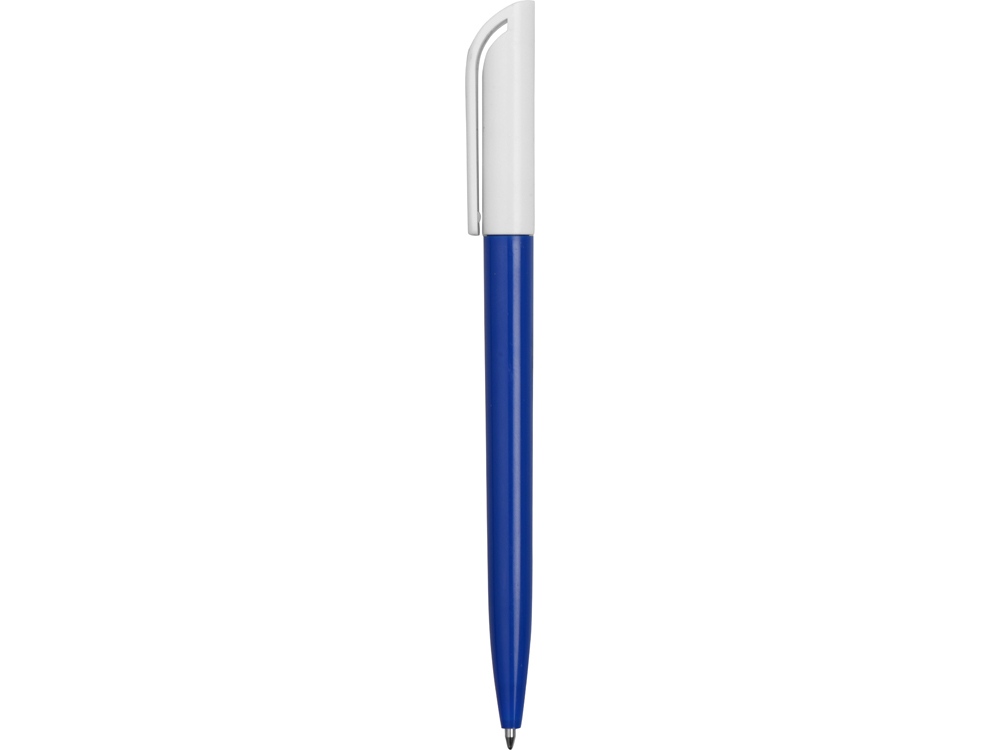 Ручка пластиковая шариковая Миллениум Color BRL, синий/белый-2