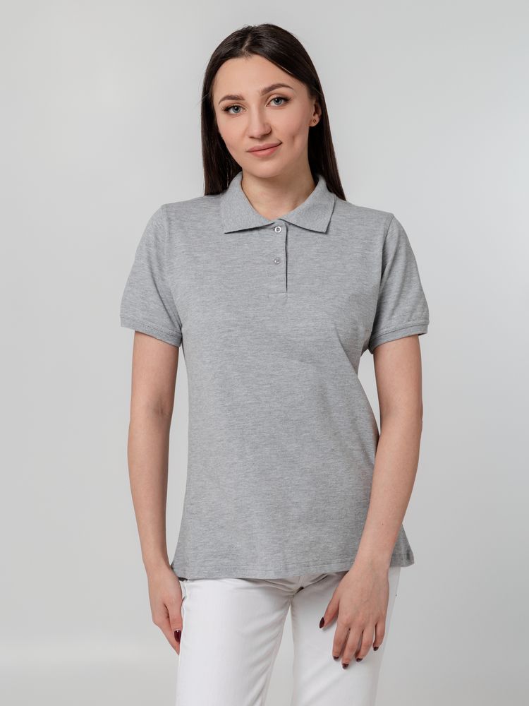 Рубашка поло женская Virma Stretch Lady, серый меланж-3