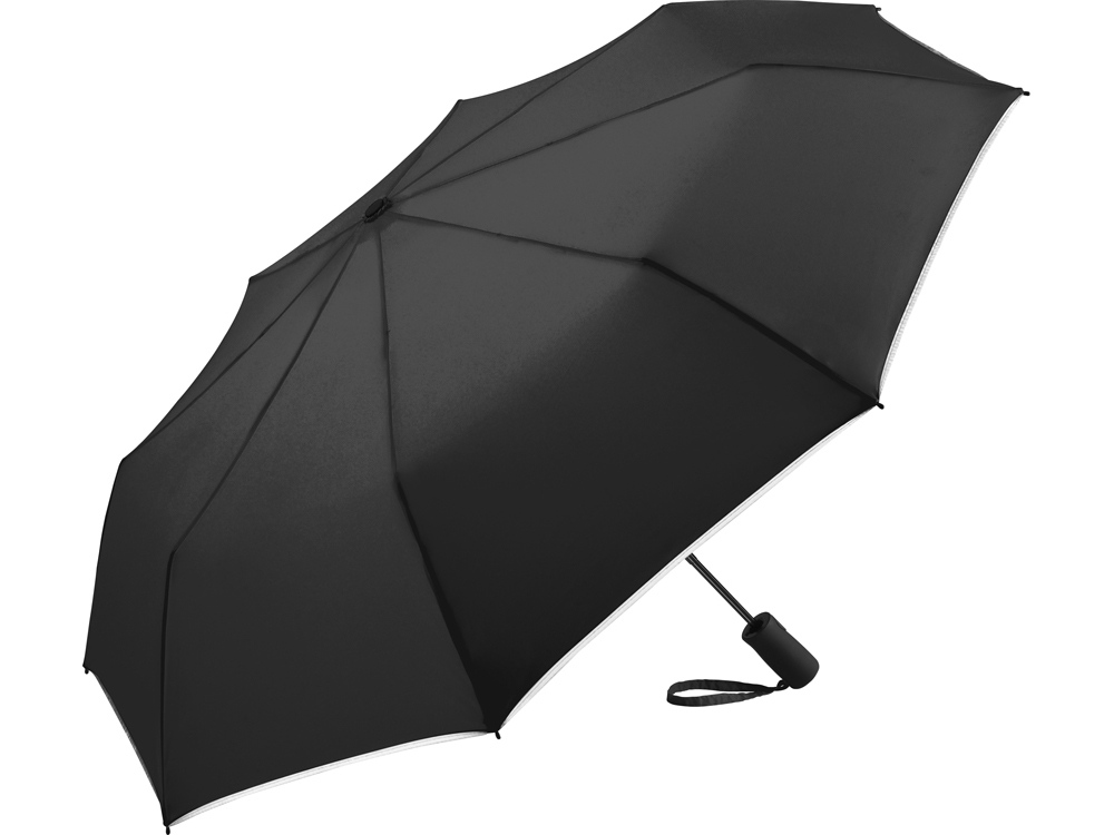 Зонт складной 5547 Pocket Plus полуавтомат, черный-0