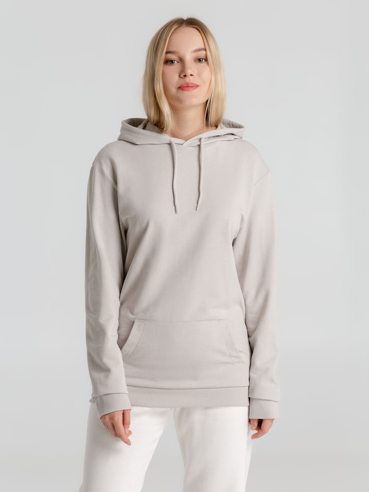 Толстовка с капюшоном унисекс Hoodie, дымчато-серая-9