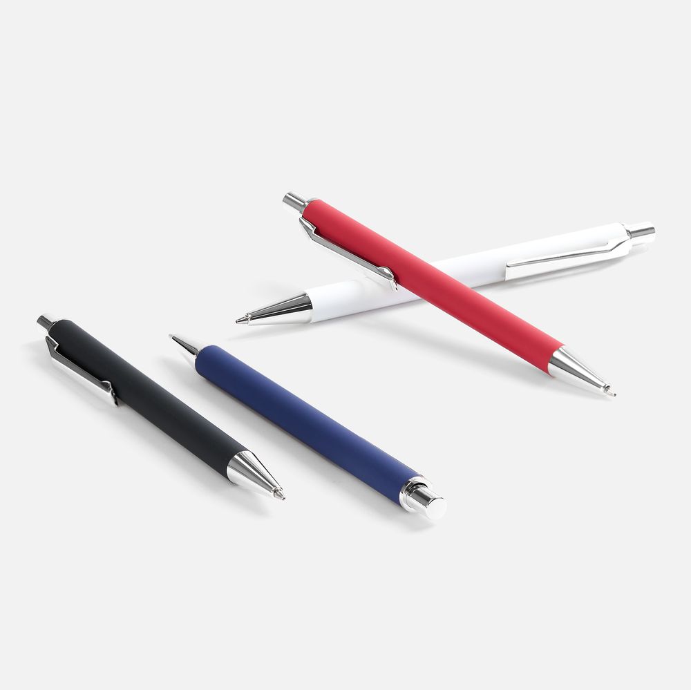 Ручка шариковая Lobby Soft Touch Gold, черная-3
