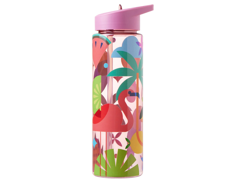 Спортивная бутылка для воды Speedy 700 мл, пыльная роза с круговой УФ-печатью-0