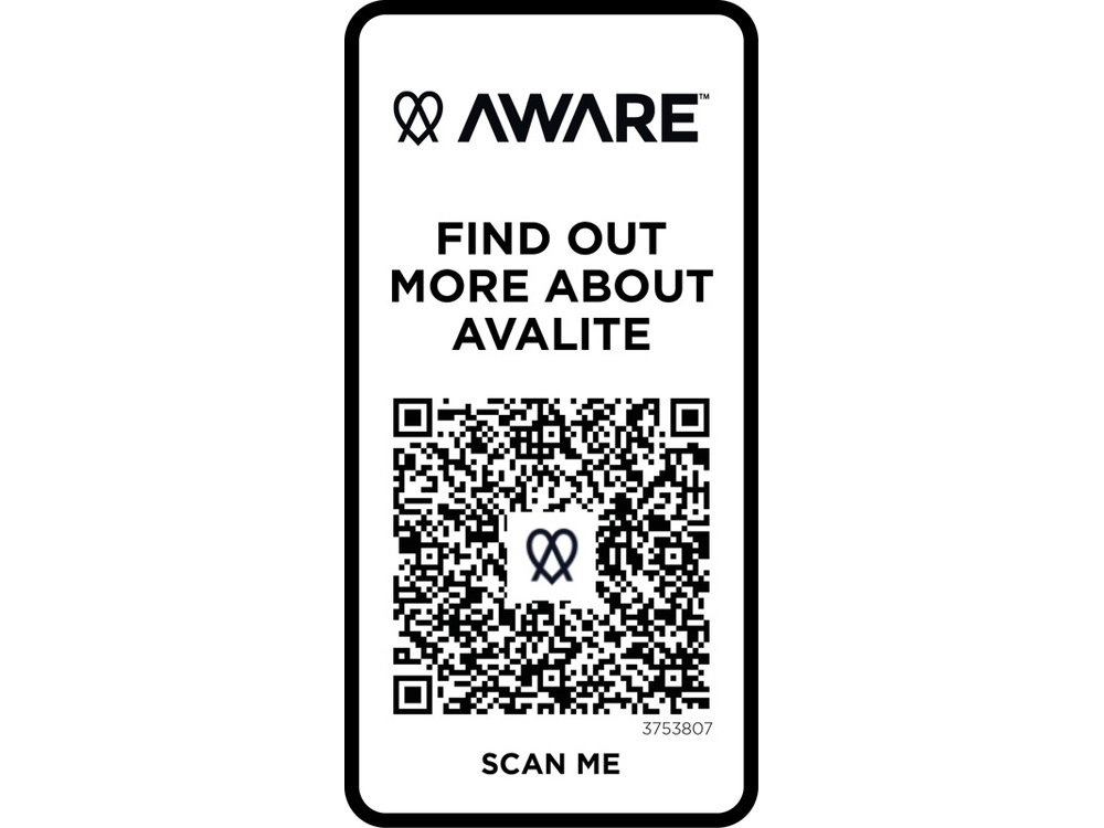 Avalite футболка унисекс Aware™ из переработанных материалов с коротким рукавом - Бежевый-4