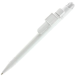MIR Clip Logo Polymer L019, ручка шариковая, с клипом Logo L019, белый-0
