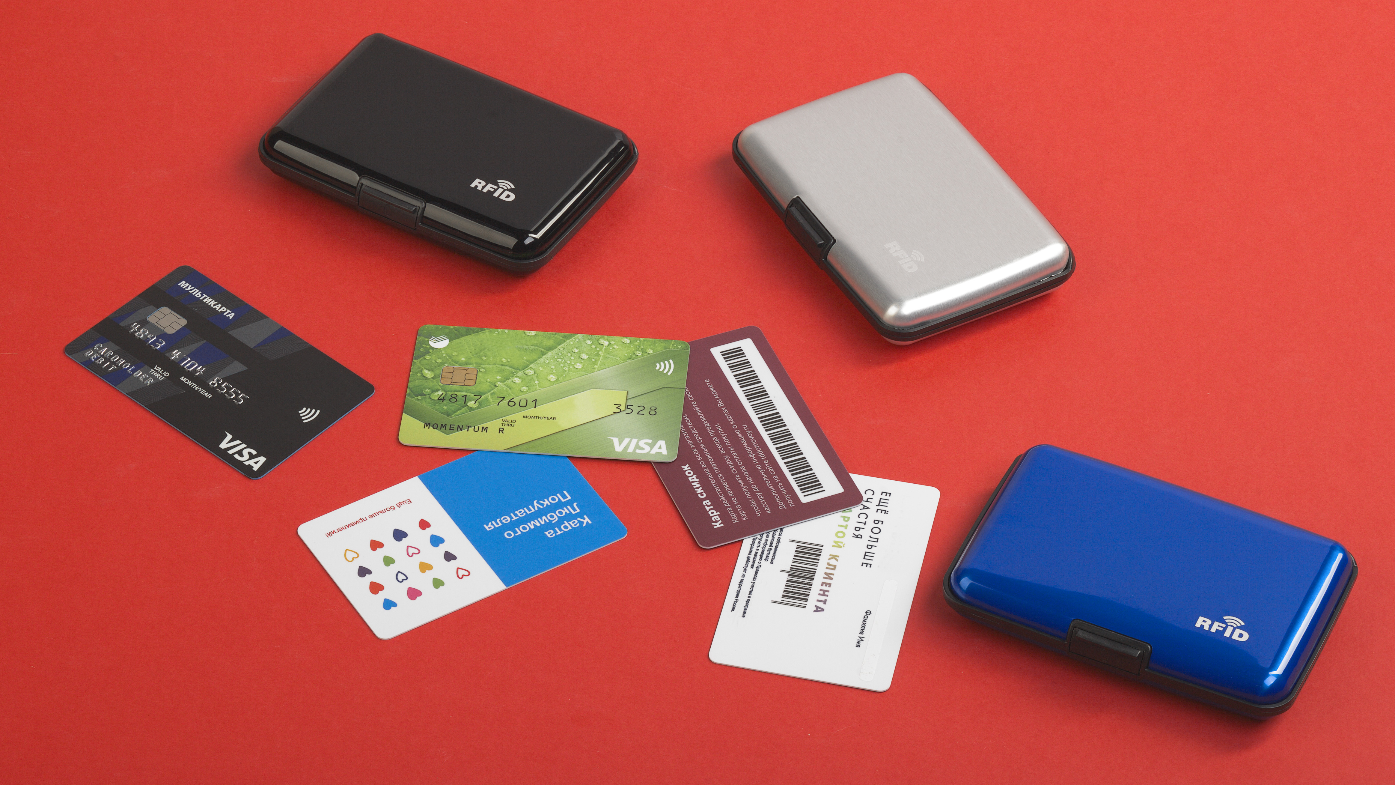 Футляр "Trust" для банковских карт и визиток с RFID - защитой-1