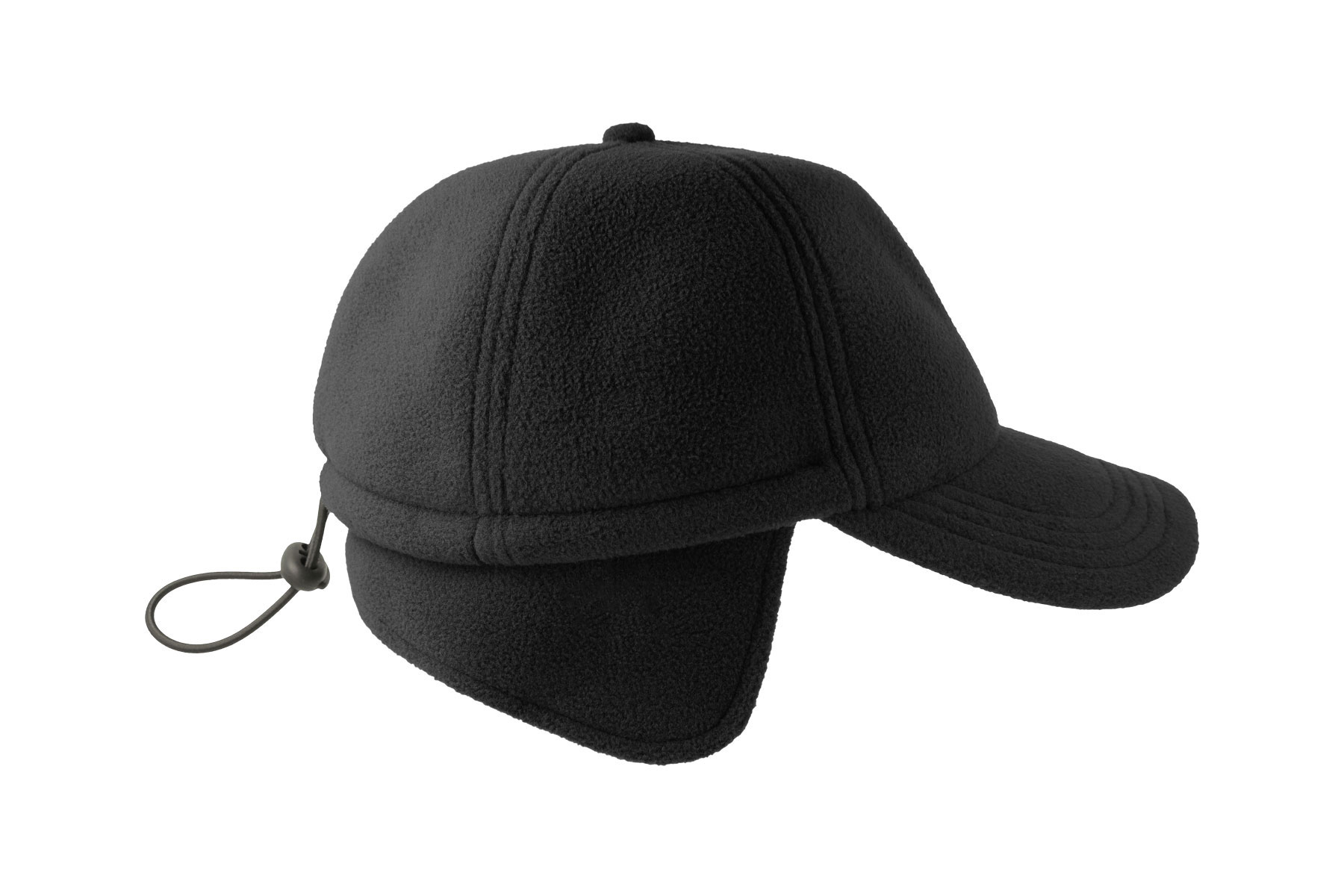 Бейсболка SNOW FLAP STOPPER-S, 6 клиньев, черный-7