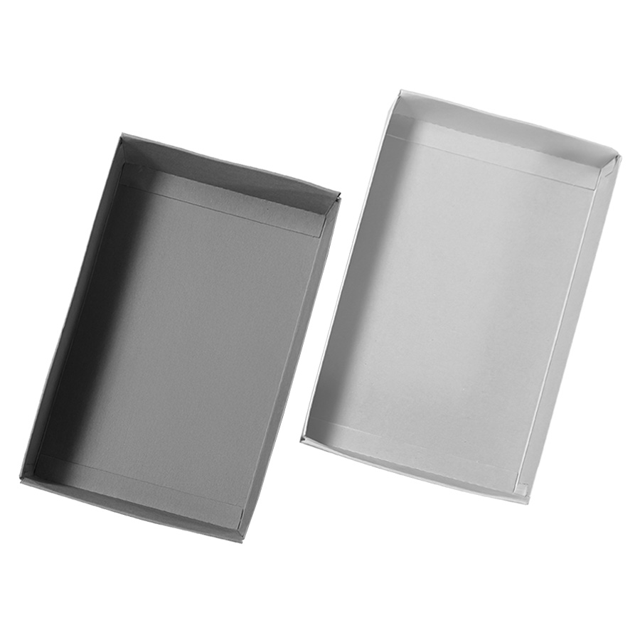 Коробка подарочная CRAFT BOX размер 17,5 x 11,5 x 4 см, белый, серый-3