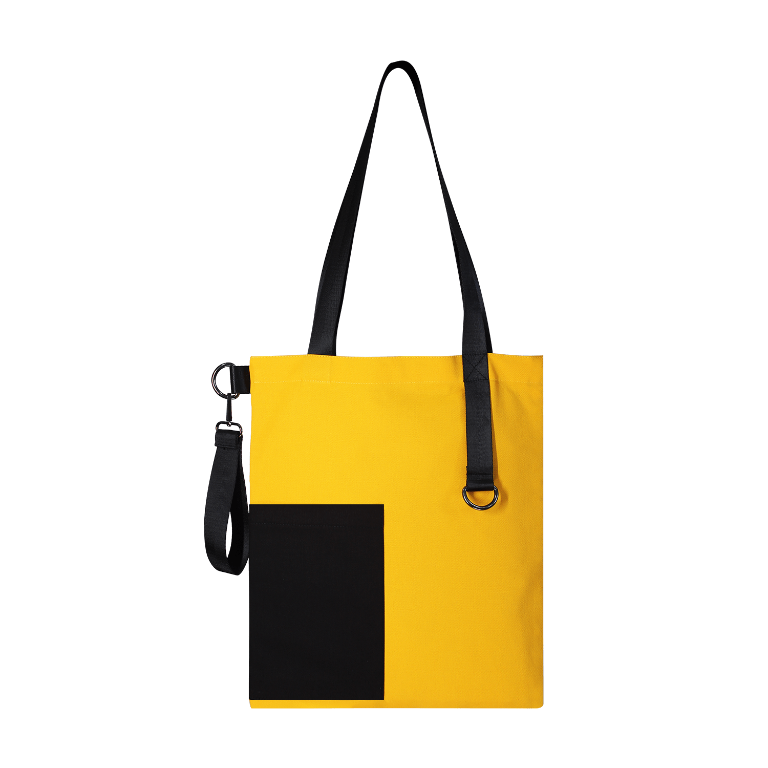 Шоппер Superbag Color (жёлтый с чёрным)-3