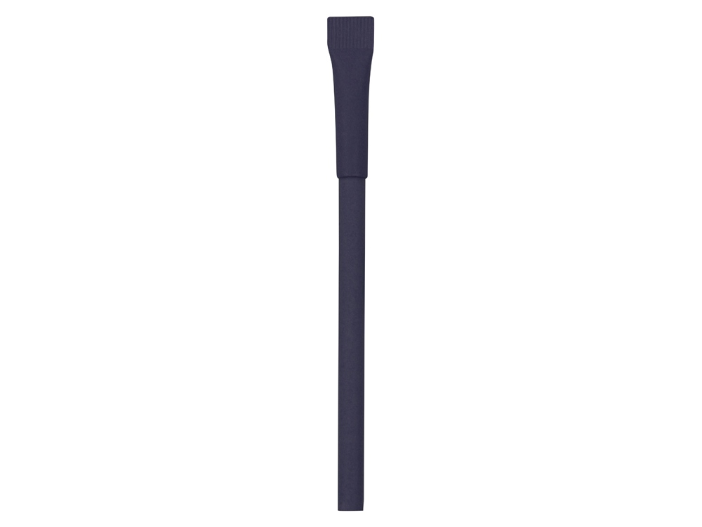 Ручка картонная с колпачком Recycled, темно-синий (2380C)-2