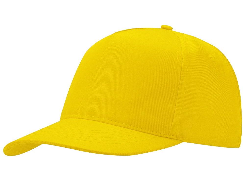 Бейсболка Poly 5-ти панельная 120 гр, желтый-4