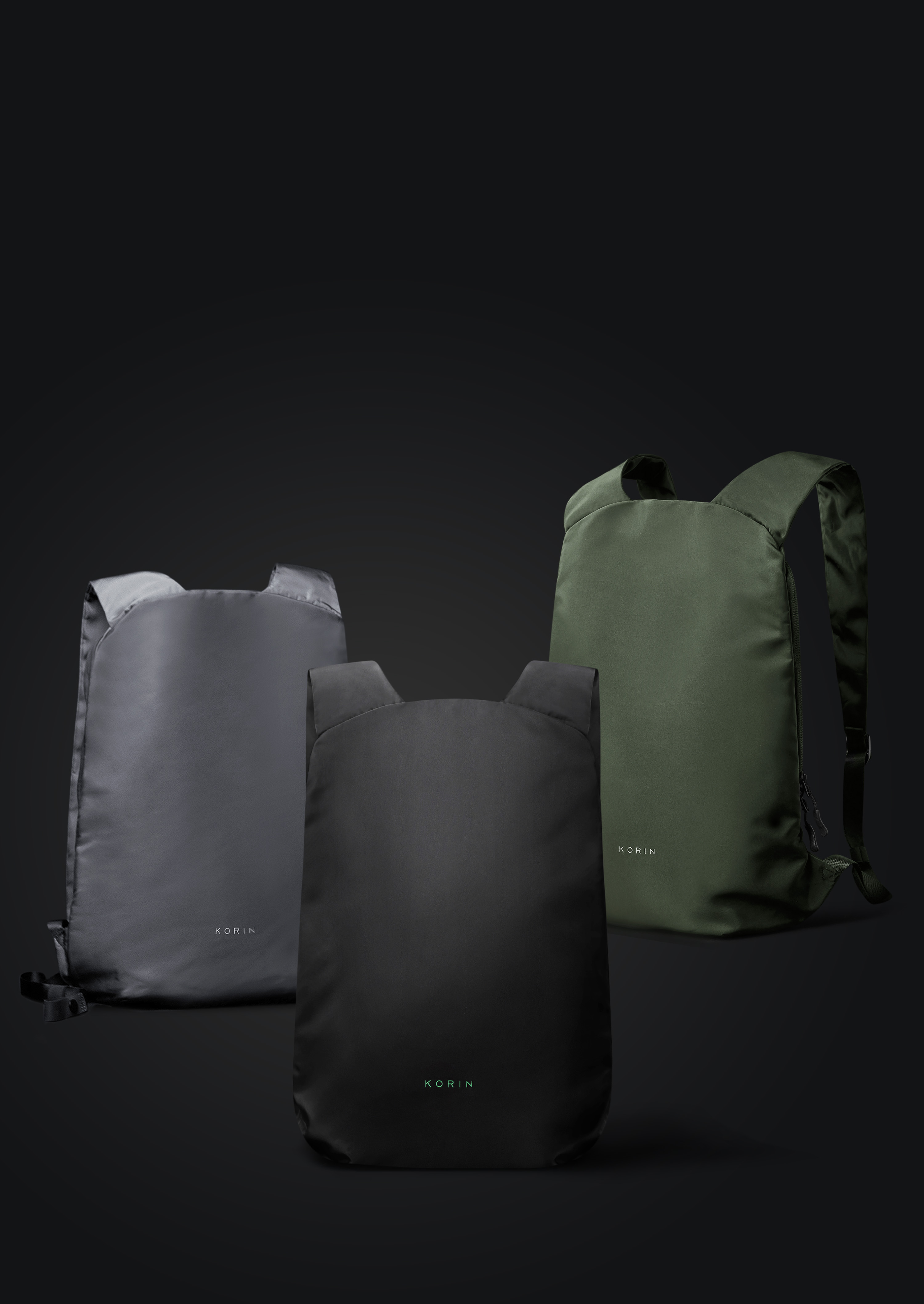 Рюкзак FlexPack Air 46х33х8 см, серый-18