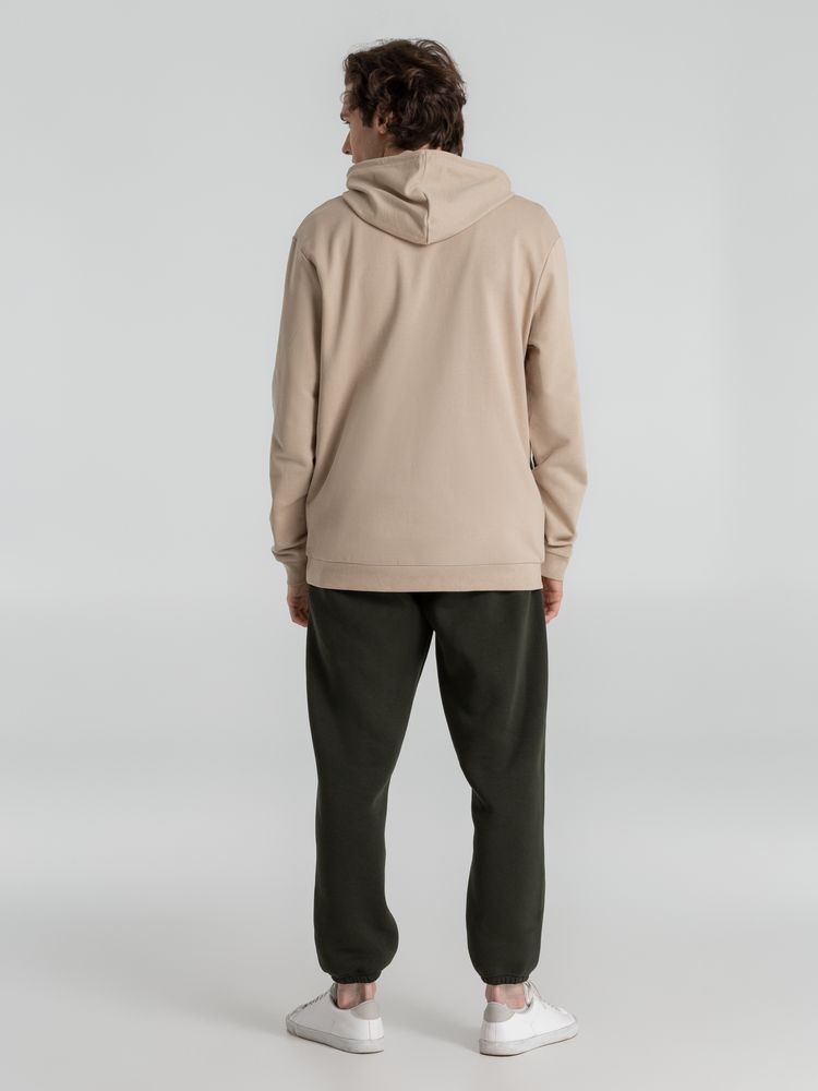 Толстовка с капюшоном унисекс Hoodie, бежевая-7