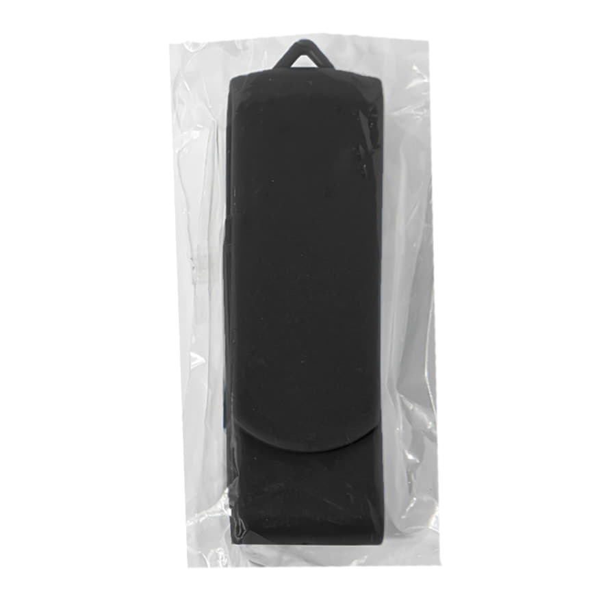USB flash-карта SWING (8Гб), черный, 6,0х1,8х1,1 см, пластик, черный-2