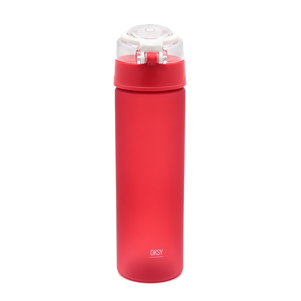 Пластиковая бутылка Narada Soft-touch, Красный-4
