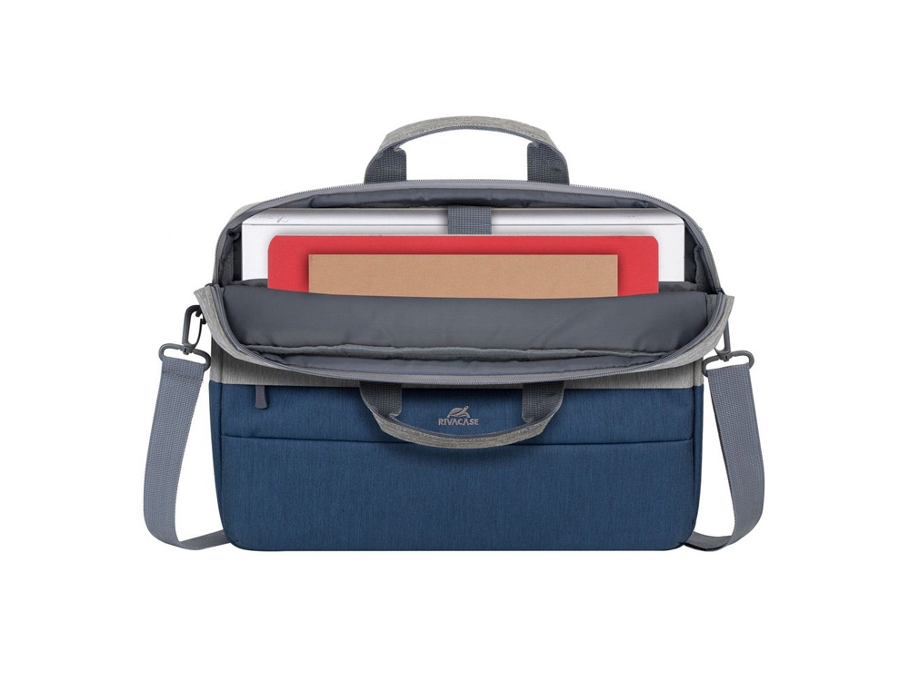 RIVACASE 7532 grey/dark blue сумка для ноутбука 15.6''-9