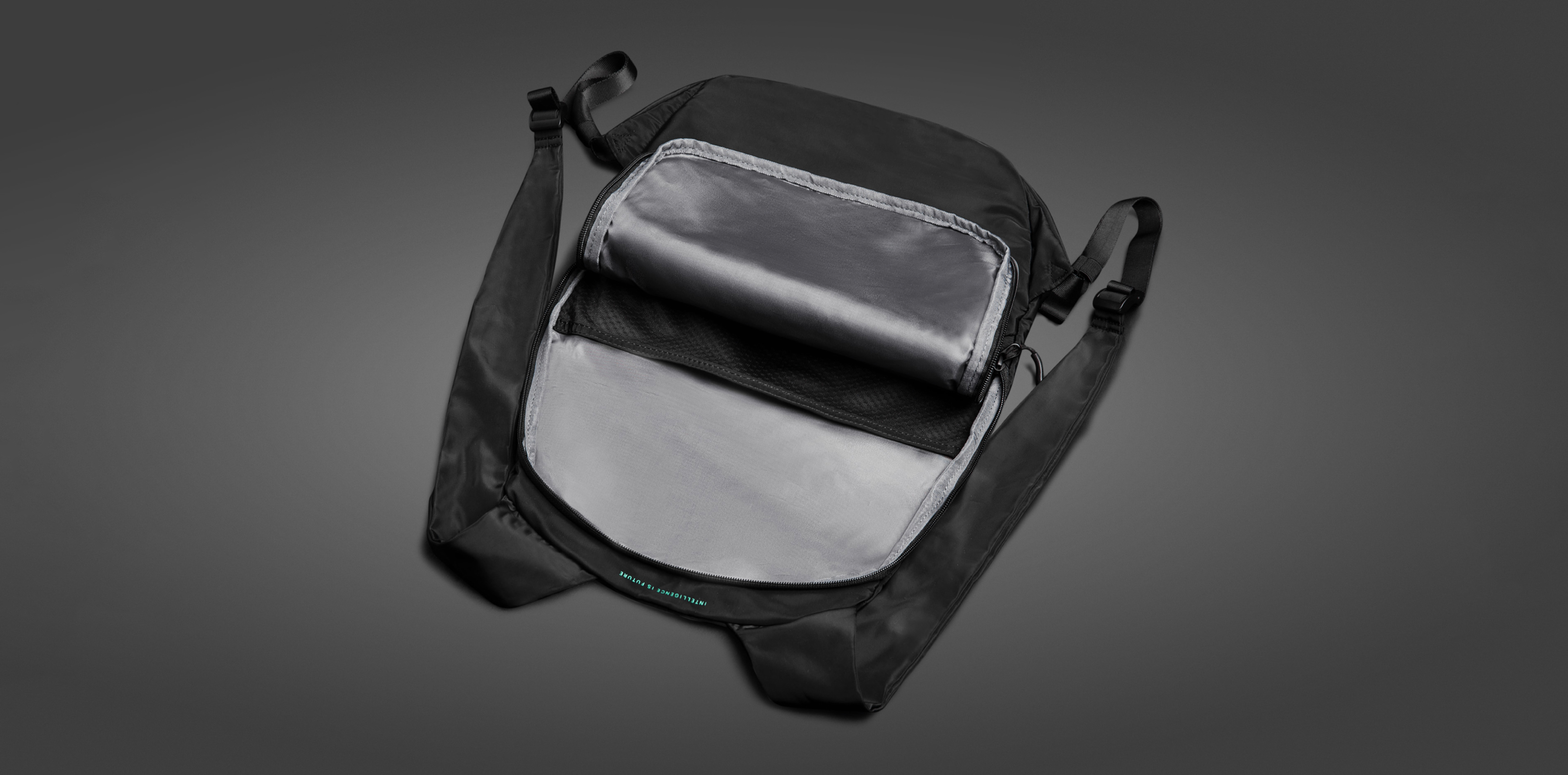 Рюкзак FlexPack Air 46х33х8 см, черный-6