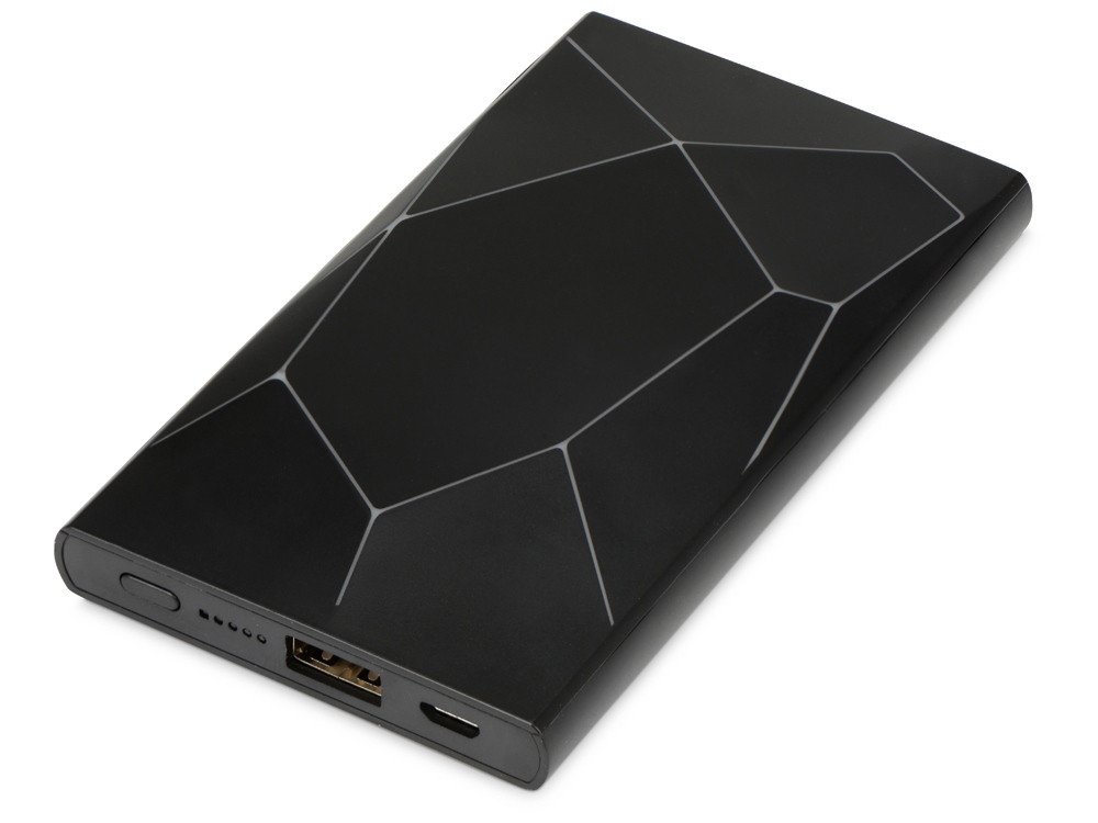 Портативное беспроводное зарядное устройство Geo Wireless, 5000 mAh, черный-1