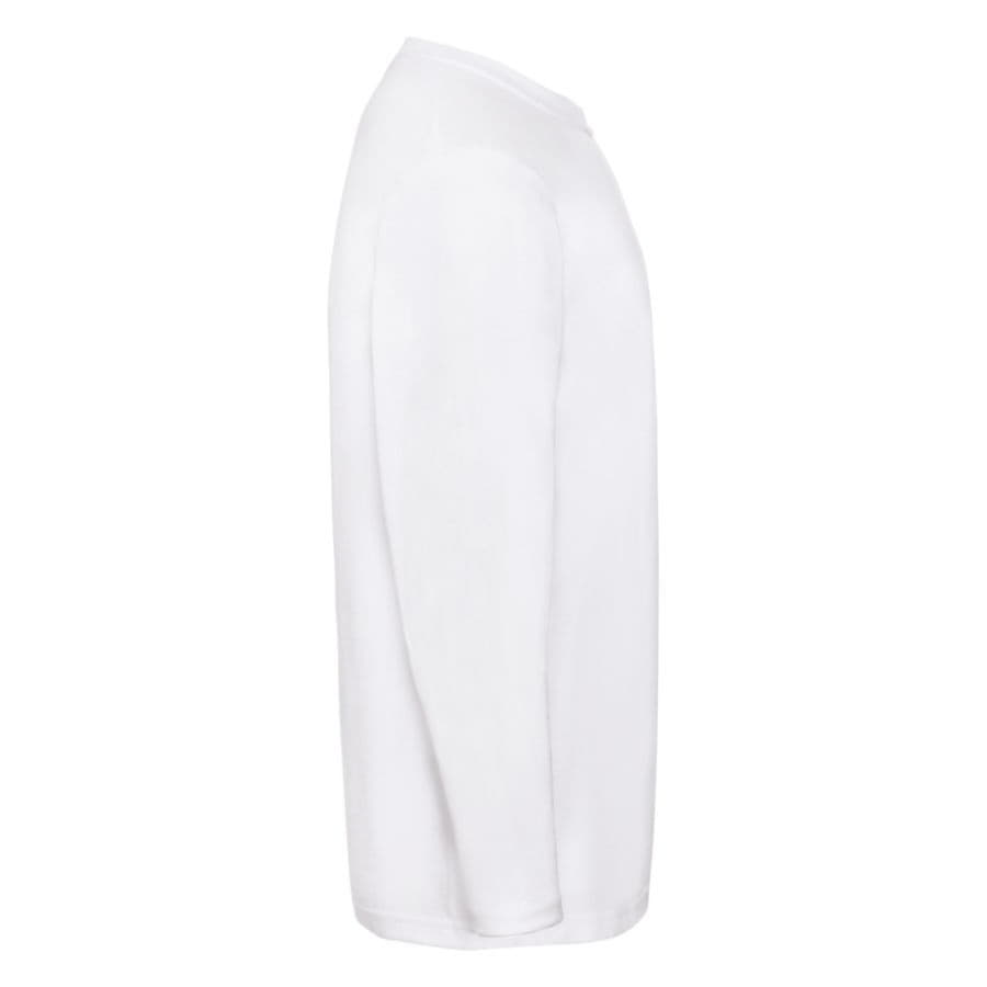 Футболка мужская SUPER PREMIUM LONG SLEEVE 190, белый-2