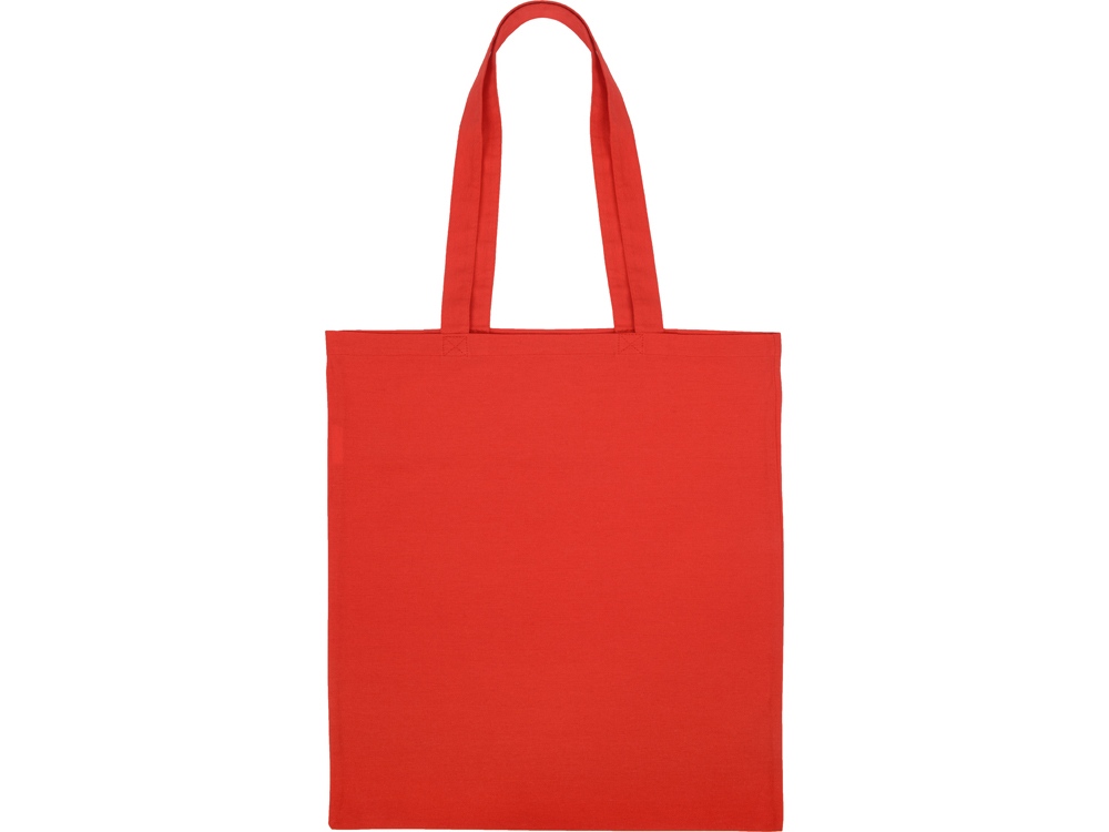 Сумка для шопинга Carryme 140 хлопковая, 140 г/м2, красный-3