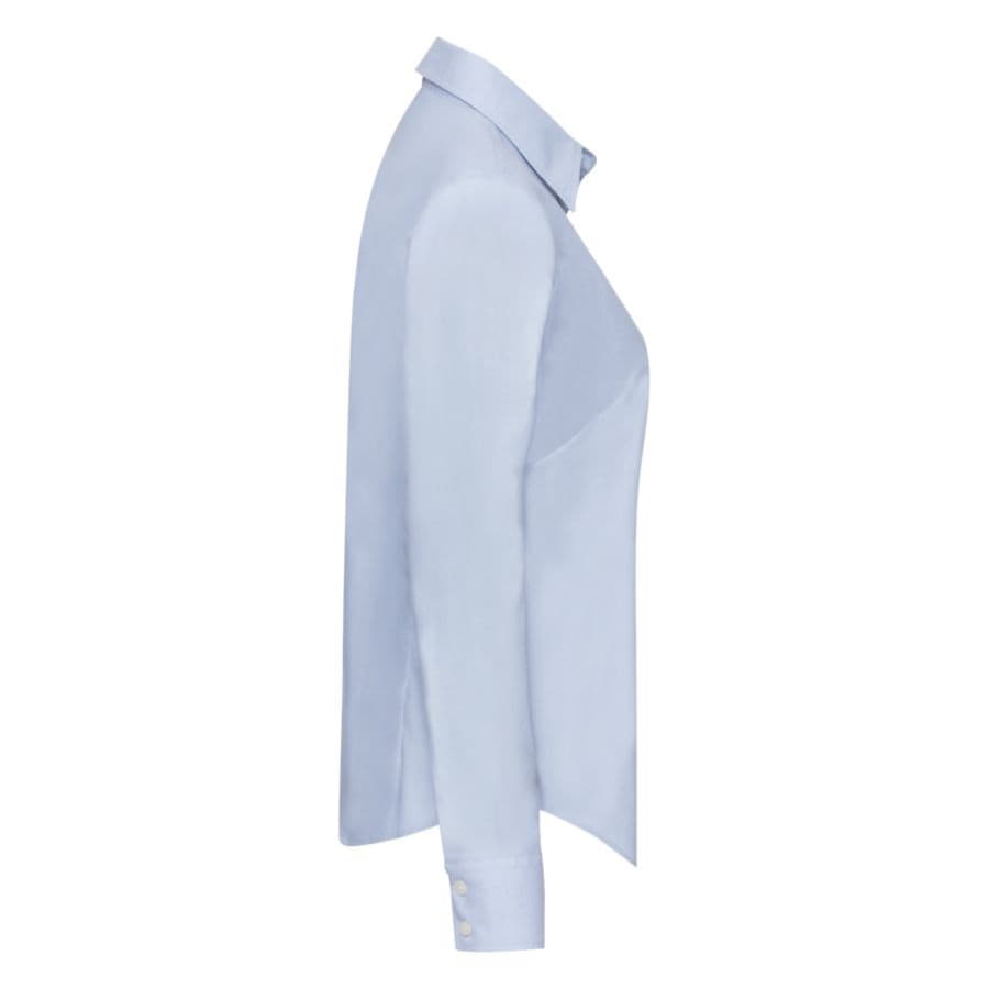 Рубашка женская LONG SLEEVE OXFORD SHIRT LADY-FIT 135, голубой-2