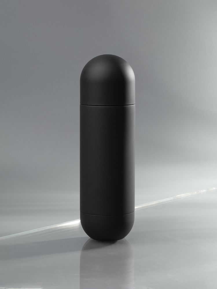 Термос Tubula Soft Touch, черный-2