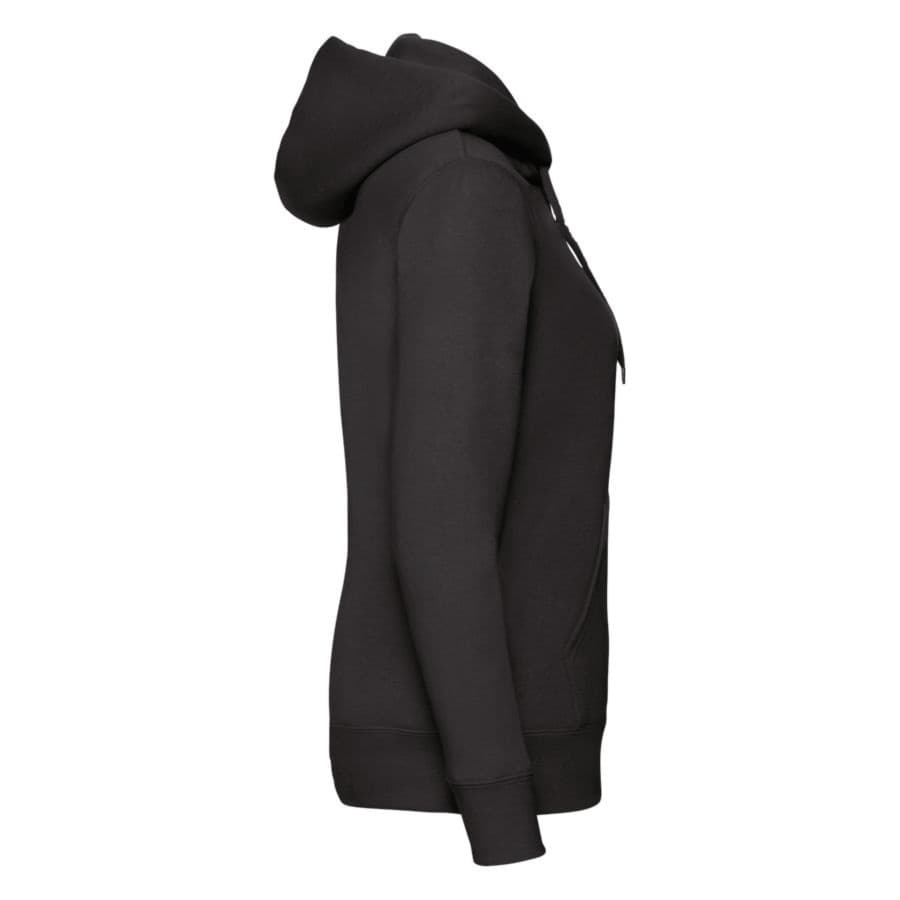 Толстовка женская LADY-FIT HOODED SWEAT JACKET 280, черный-2