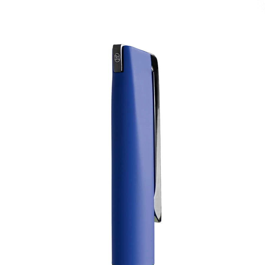 Ручка шариковая FRANCISCA, покрытие soft touch, синий-1