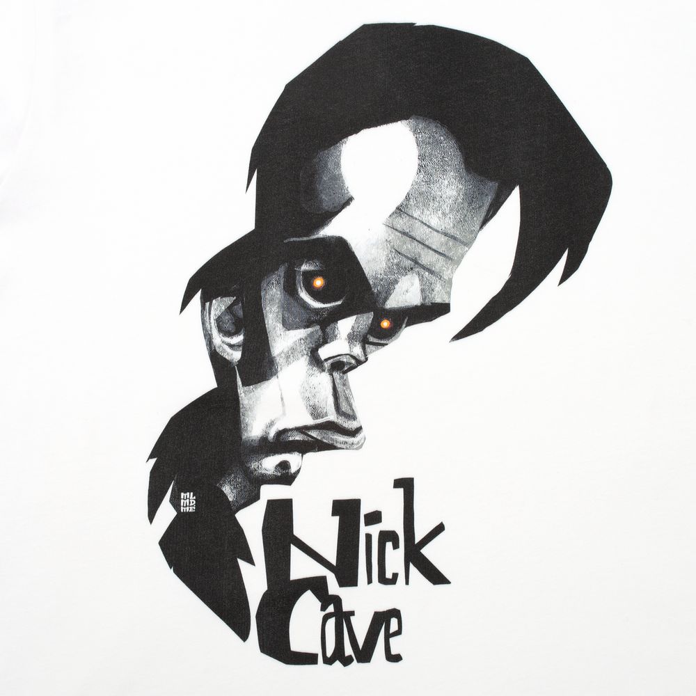 Футболка «Меламед. Nick Cave», белая-2