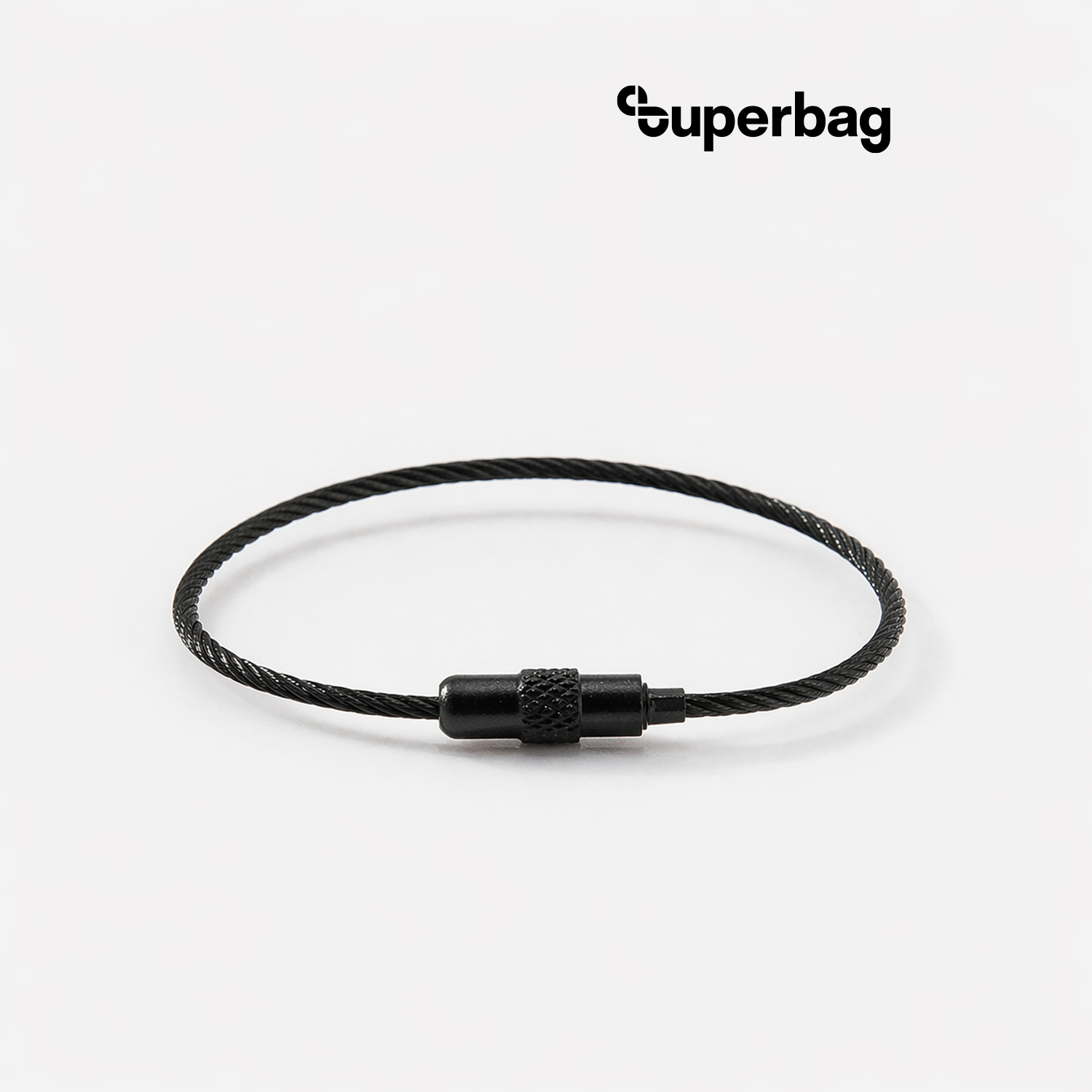 Тросик-кольцо Ring для обвеса, L=15см (черный)-0