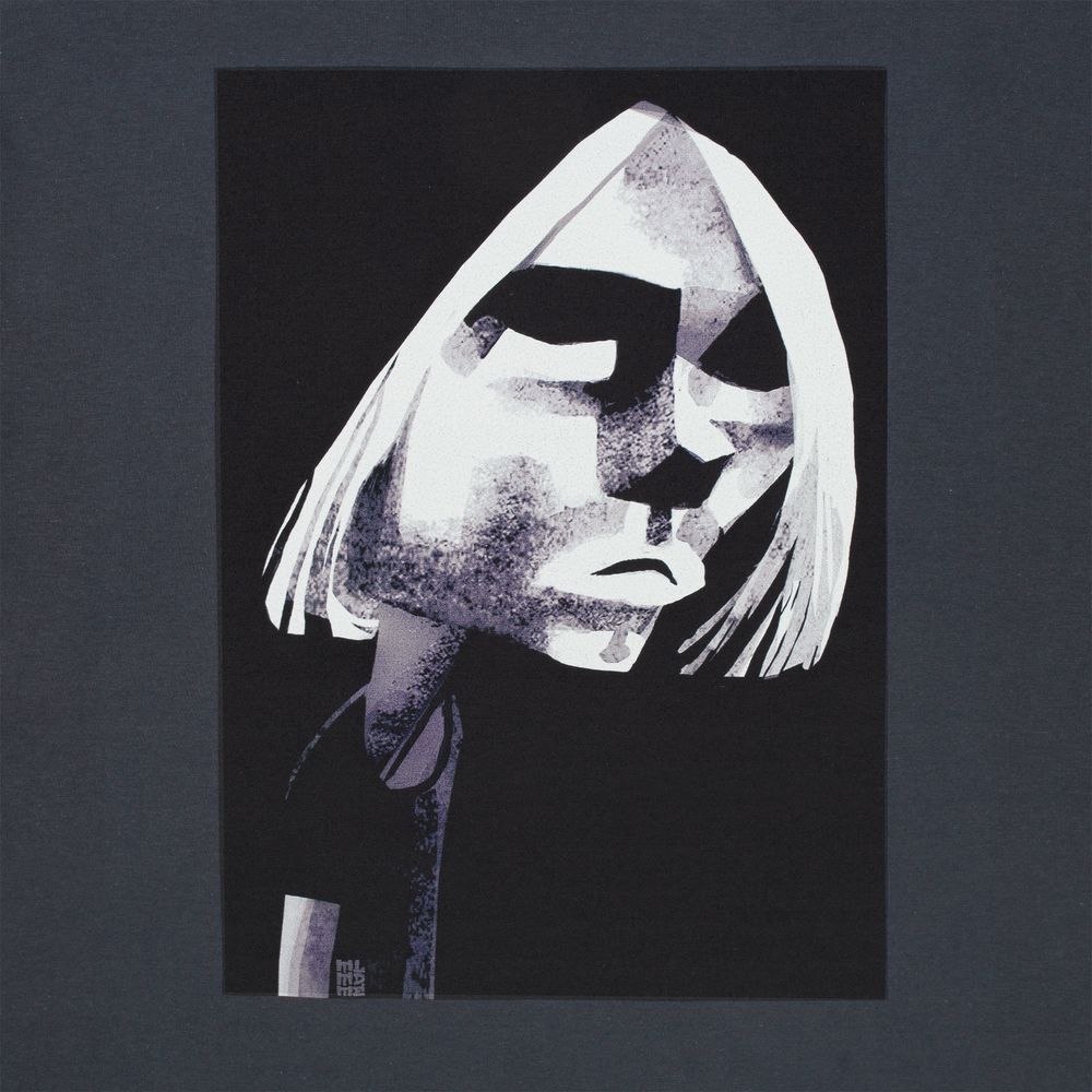 Футболка «Меламед. Kurt Cobain», темно-серая-2