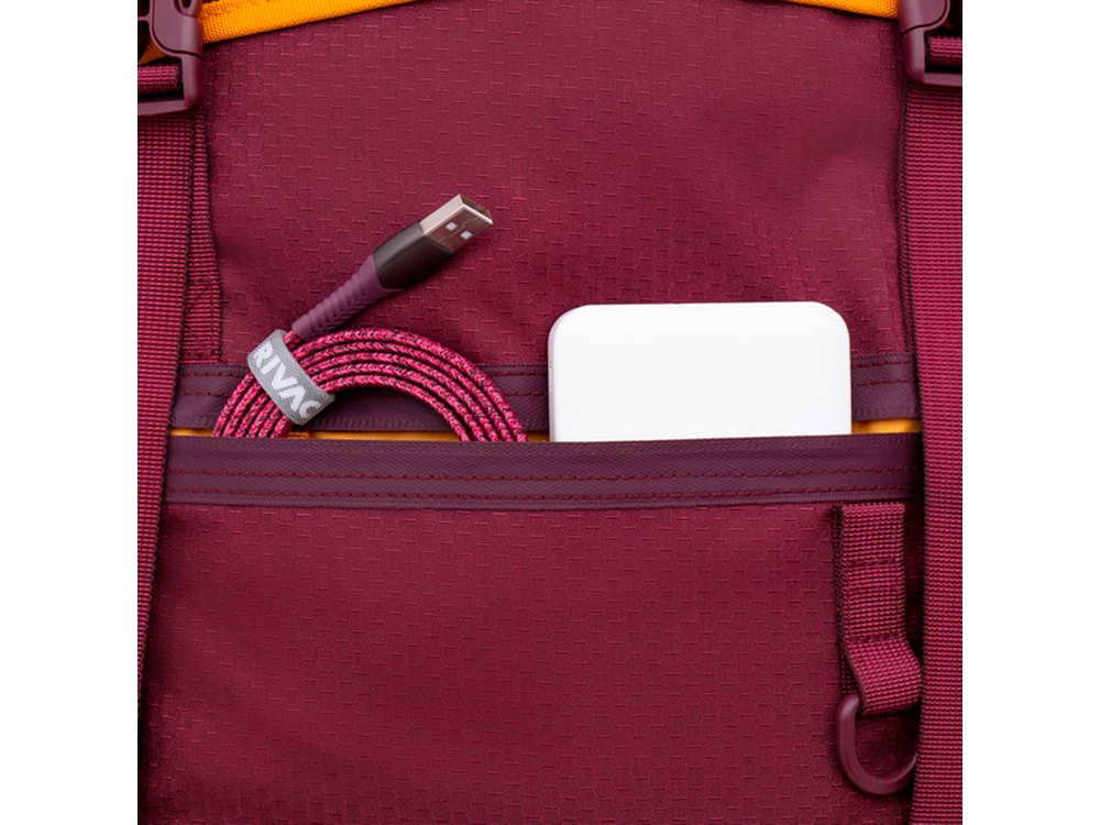 RIVACASE 5361 burgundy red рюкзак для ноутбука 17.3, 30л / 4-4