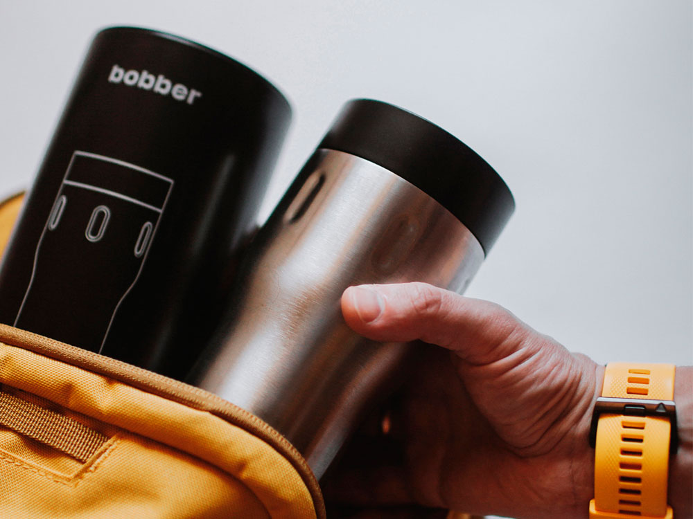 Термос питьевой, вакуумный, бытовой, тм bobber. Объем 0,35 литра. Артикул Tumbler-350 Matte-6