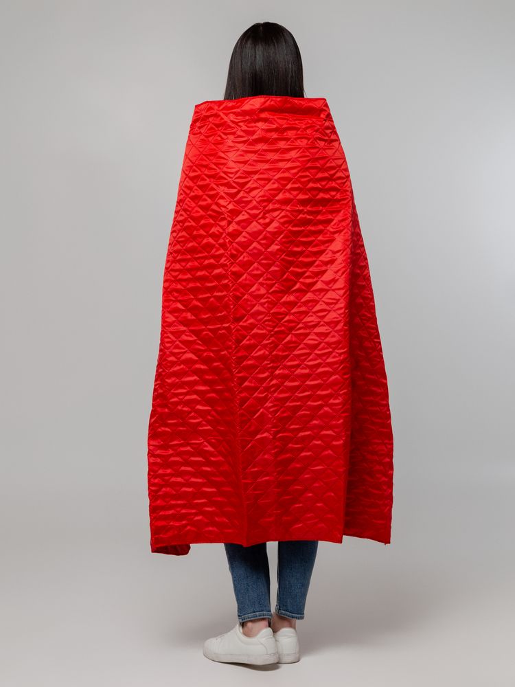 Плед-пончо для пикника SnapCoat, красный-5