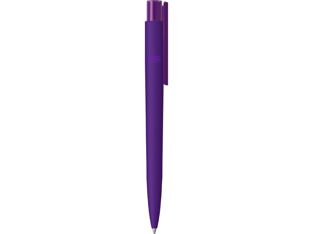 Шариковая ручка RECYCLED PET PEN PRO K transparent GUM soft-touch, фиолетовый-1